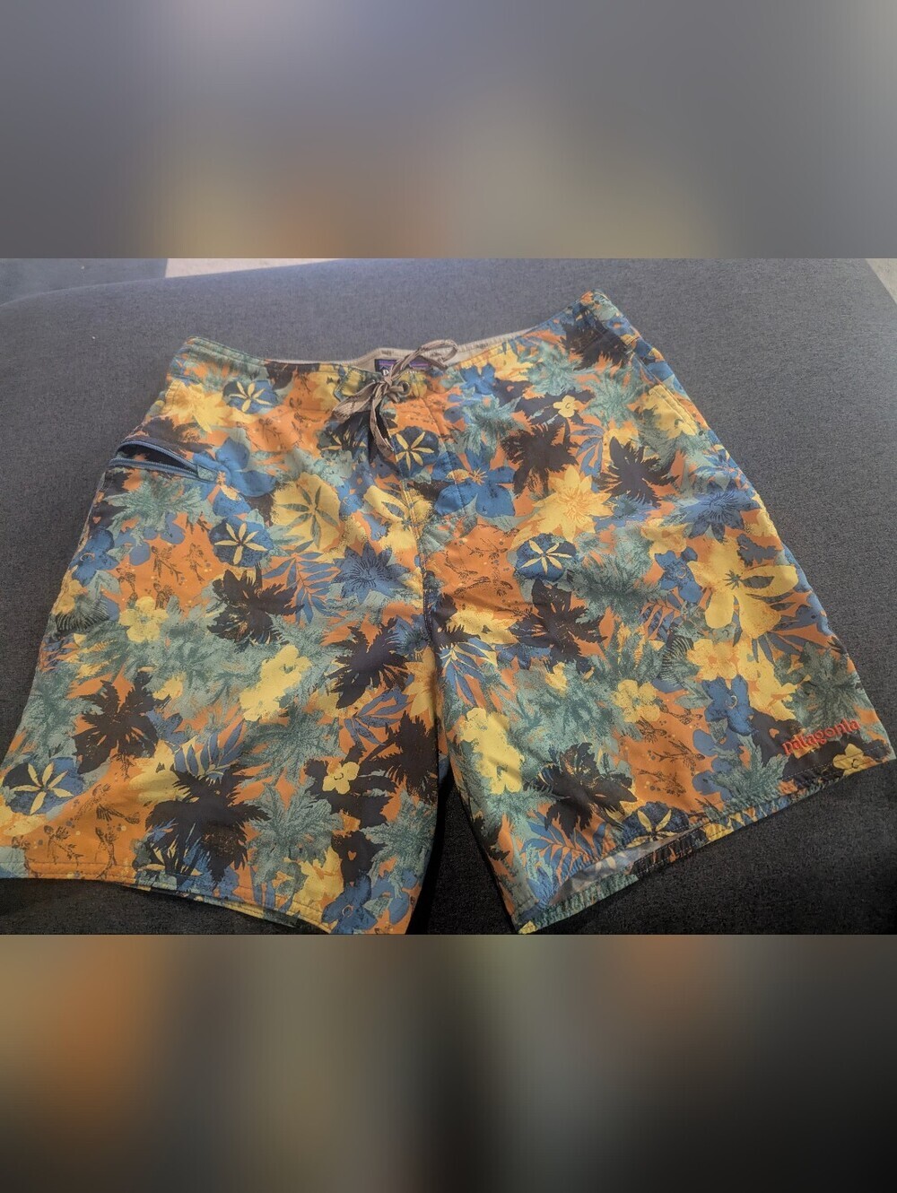 Patagonia Men’s Printed Stretch Planing Board Shorts Floral Print